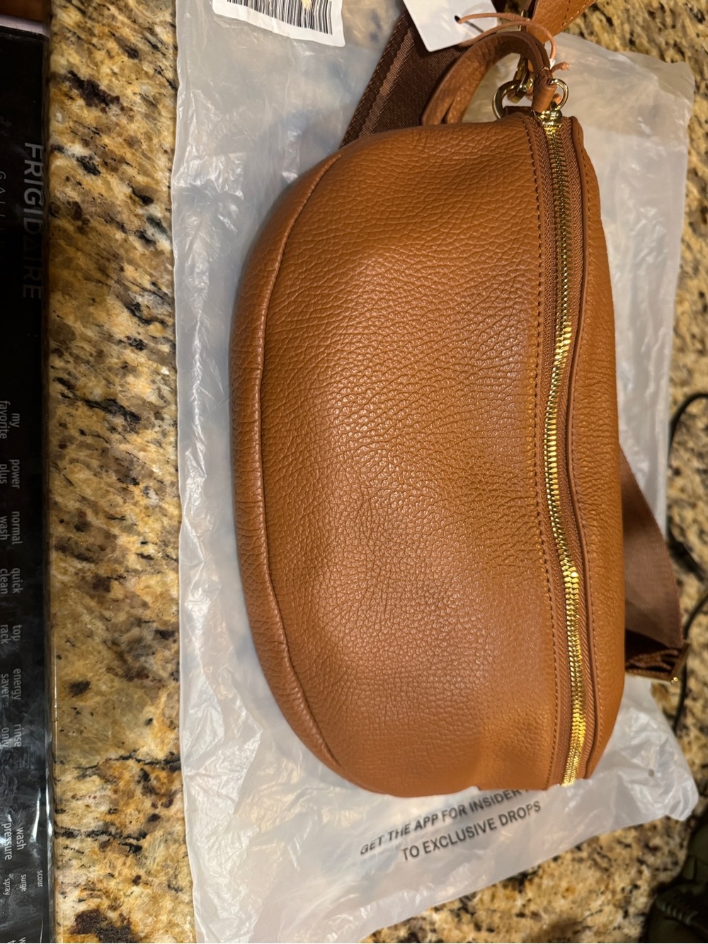 Quince Italian Pebbled Leather Sling Bag in Cognac
BRAND NEW WITH TAG